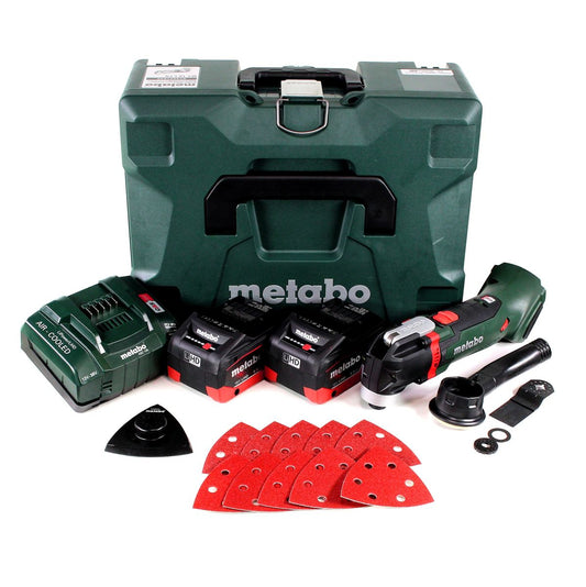 Metabo MT 18 LTX Akku Multitool 18V ( 613021840 ) OIS-/Starlock-kompatibel + 2x Akku 5,5Ah + Ladegerät + Koffer - Toolbrothers