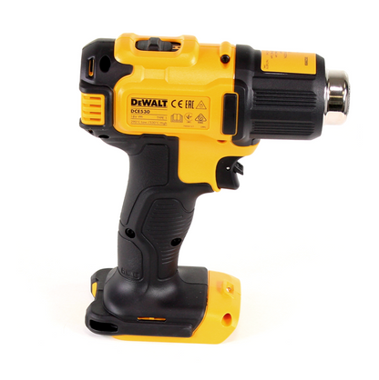 DeWalt DCE 530 N Akku Heißluftpistole 18V 530°C + 1x Akku 5,0Ah + Flächen- und Reflektordüse - ohne Ladegerät - Toolbrothers