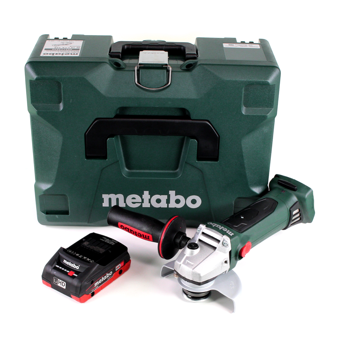 Metabo W 18 LTX 125 Quick Akku Winkelschleifer 18V 125mm ( 602174840 ) mit MetaLoc + 1x  Akku 4,0 Ah - ohne Ladegerät - Toolbrothers