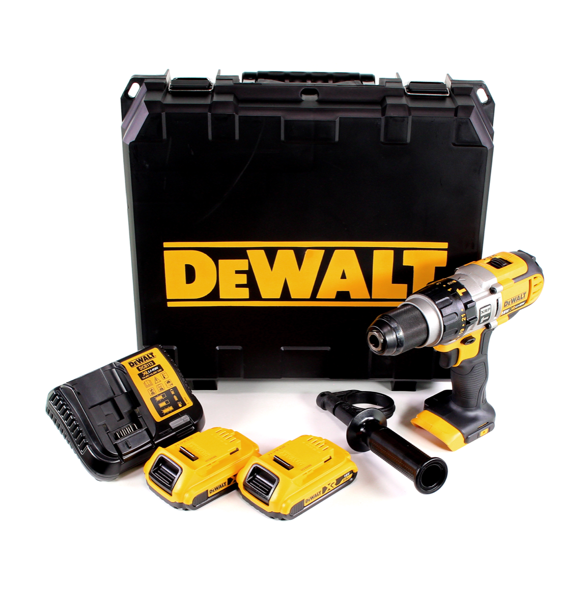 DeWalt DCD 985 S2 Akku Schlagbohrschrauber 18V 80Nm + Koffer + 2x Akku 2,0 Ah + Ladegerät - Toolbrothers