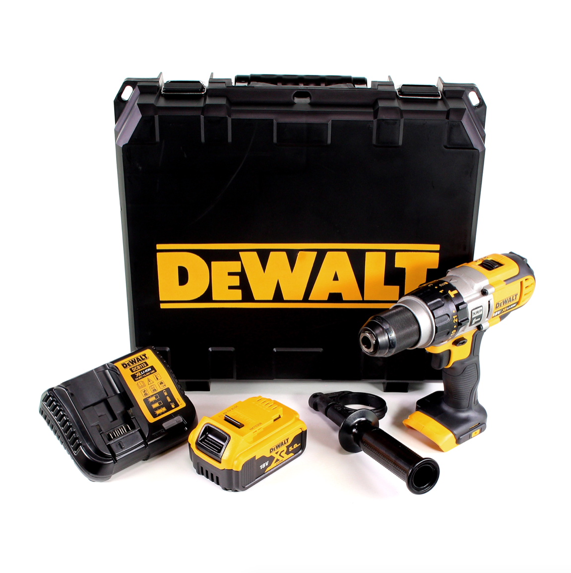 DeWalt DCD 985 P1 Akku Schlagbohrschrauber 18V 80Nm + Koffer + 1x Akku 5,0 Ah + Ladegerät - Toolbrothers