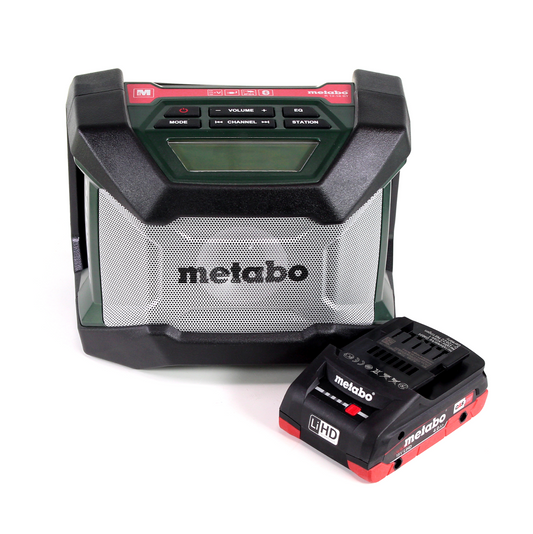 Metabo Akku Baustellenradio R 12-18 BT ( 600777850 ) + 1x Akku 4,0 Ah, ohne Ladegerät - Toolbrothers