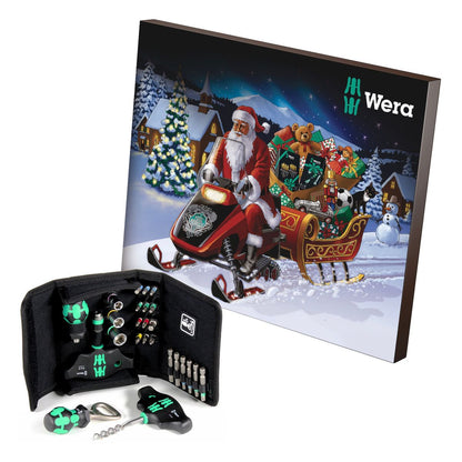 Wera Adventskalender Handwerkzeug Bits und Schraubendreher 10 Jahres Edition Männergeschenk ( 05136600001 ) - Toolbrothers