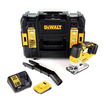 DeWalt DCS 334 D1 Akku Pendelhub Stichsäge 18V Brushless + 1x Akku 2,0Ah + Ladegerät + TSTAK - Toolbrothers