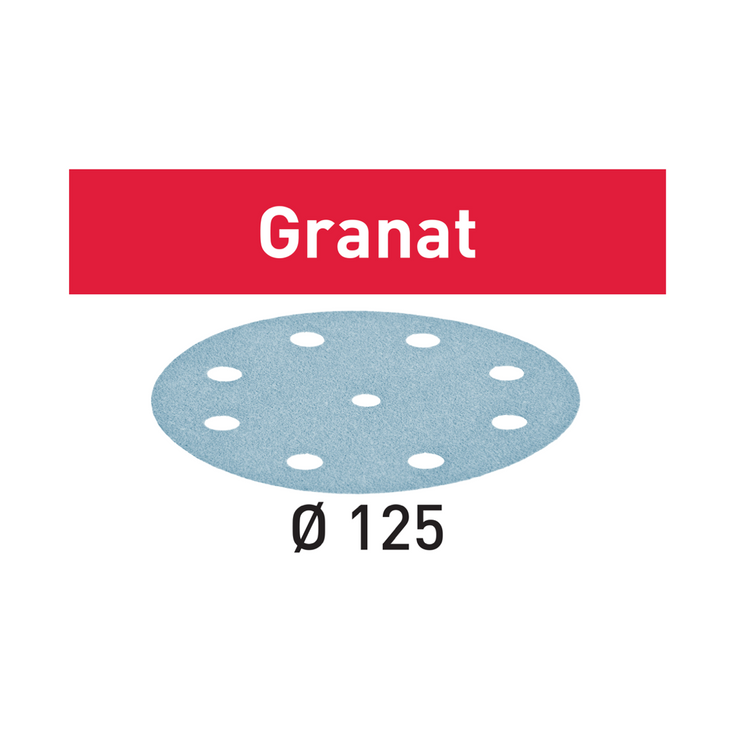 Festool STF D125/8 Schleifscheiben 125 mm Granat P40 100 Stück ( 2x 497165 ) - Toolbrothers