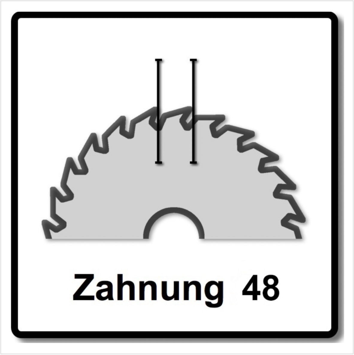 WellCut Kreissägeblatt WC-C1903048 TCT 190 x 2,4 x 30 mm 48 Zähne - Toolbrothers