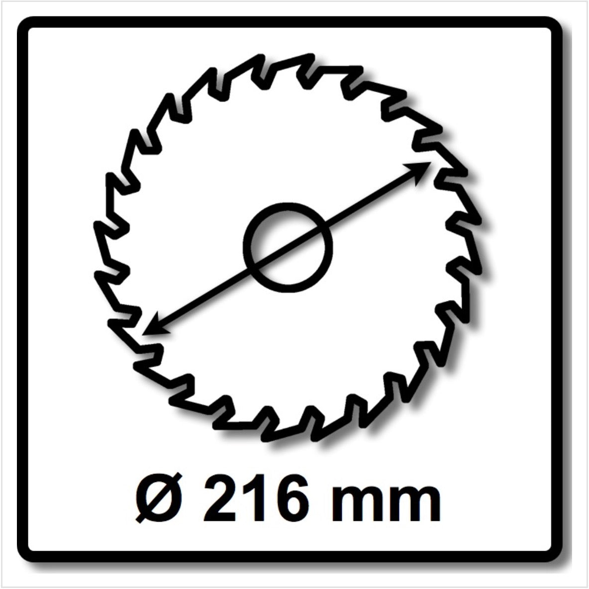 WellCut Kreissägeblatt WC-M2163048 TCT 216 x 2,4 x 30 mm 48 Zähne - Toolbrothers