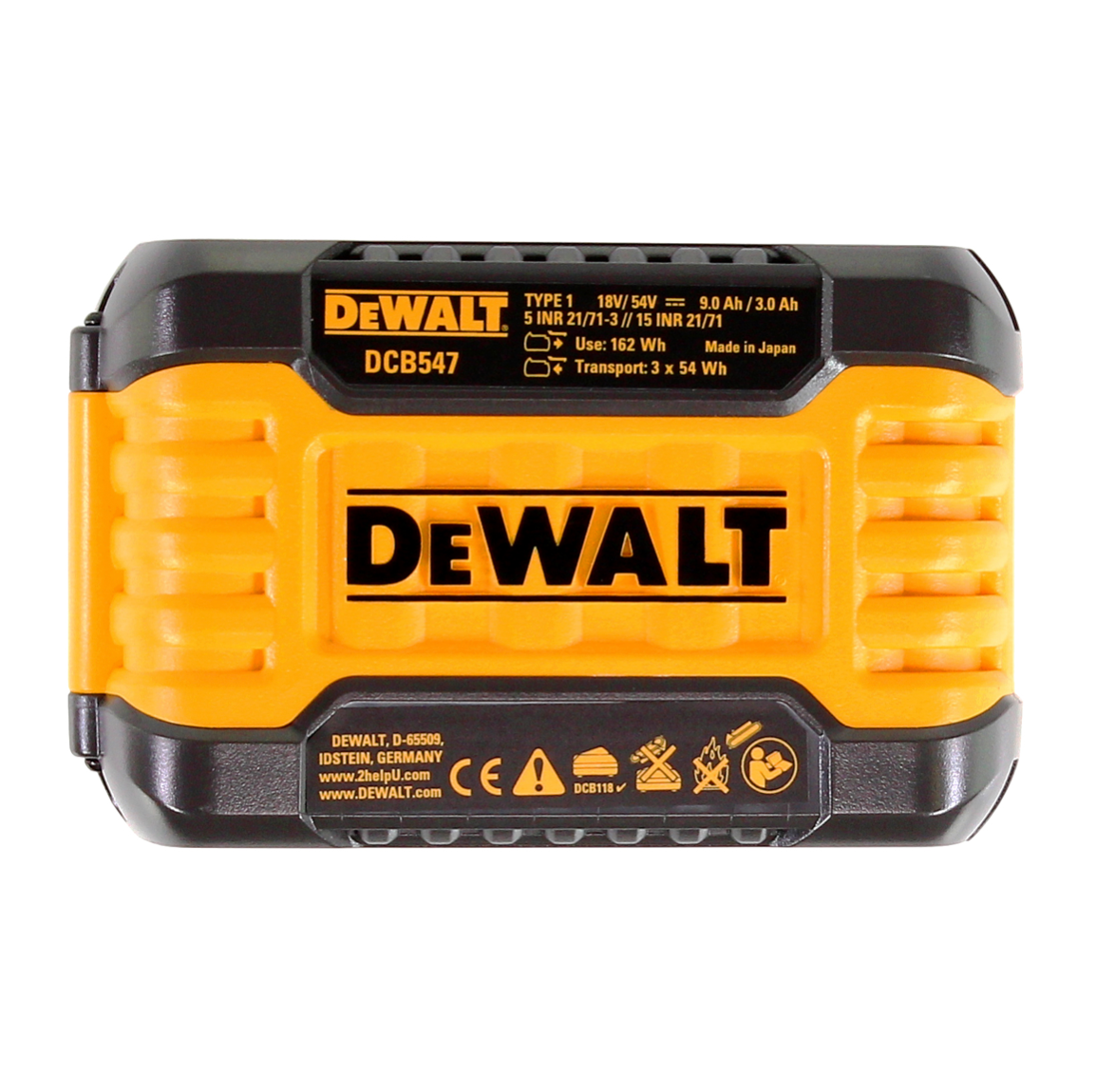 DeWalt DCB 118 X2 FlexVolt 54 V / 18 V Starter Set + 2x Akku 9,0 Ah - Toolbrothers