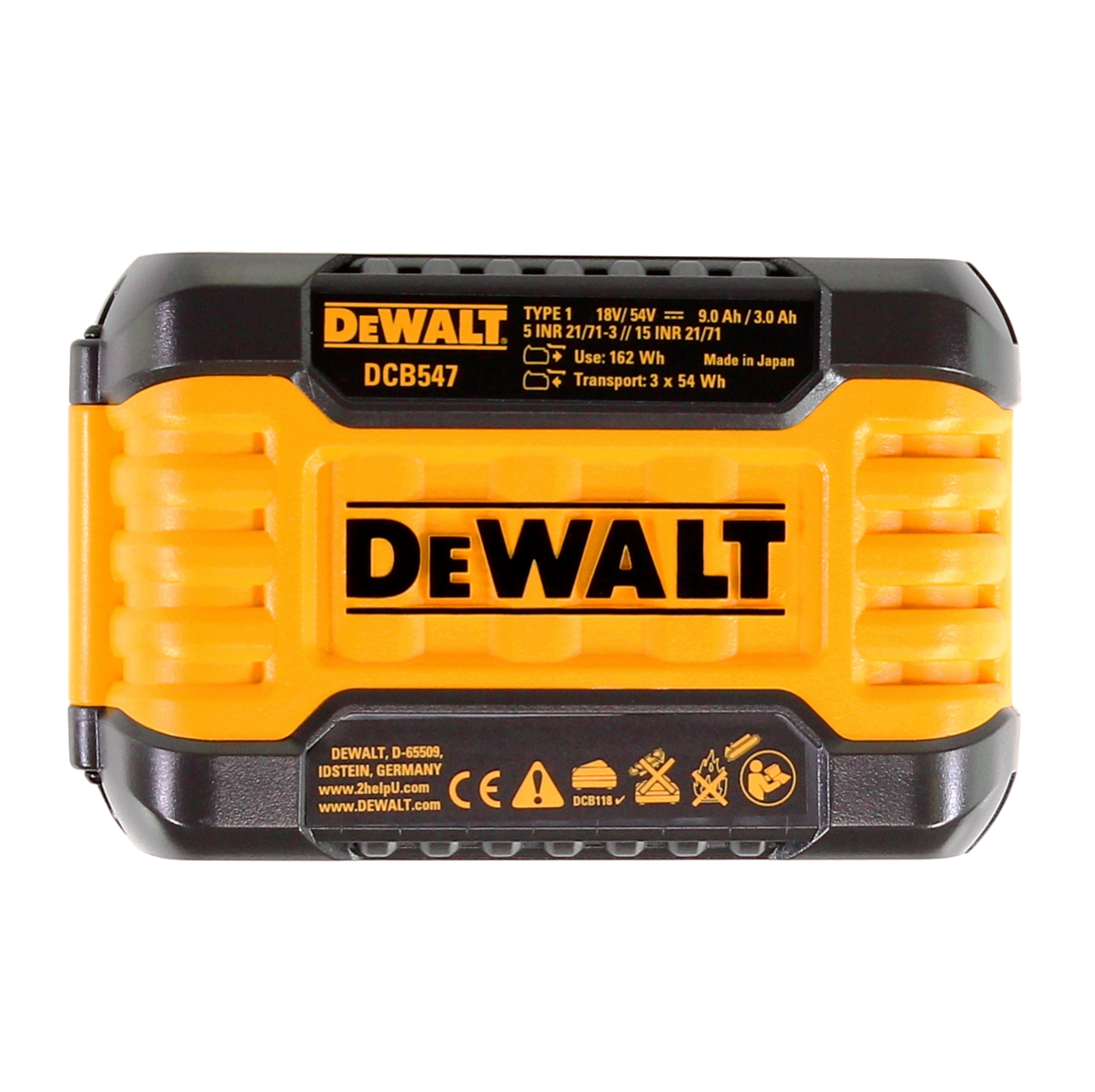 DeWalt DCB 118 X3 FlexVolt 54 V / 18 V Starter Set + 3x Akku 9,0 Ah - Toolbrothers