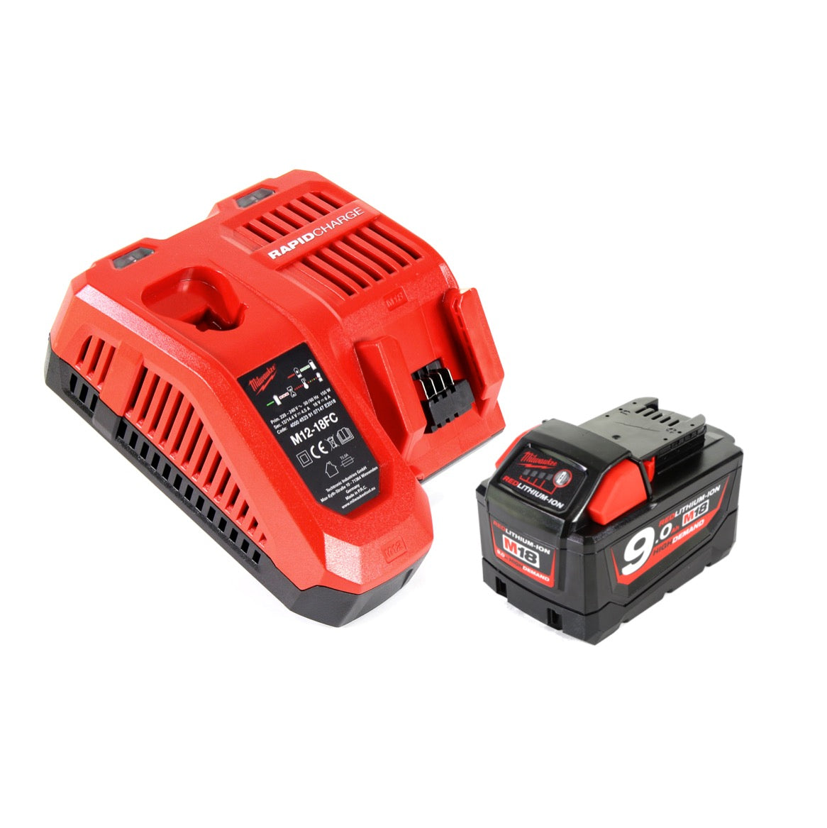 Milwaukee M18 FJS-901C Stichsäge 18V Brushless + 1x Akku 9,0Ah + Ladegerät - Toolbrothers