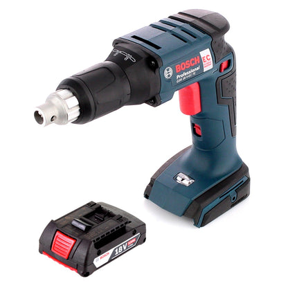 Bosch GSR 18 V-EC TE Akku Trockenbauschrauber 18V 1/4" 25Nm Brushless + 1x Akku 2,0Ah - ohne Ladegerät - Toolbrothers