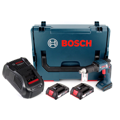 Bosch GSR 18 V-EC TE Akku Trockenbauschrauber 18V 25Nm Brushless + 2x Akku 2,0Ah + Ladegerät + L-Boxx - Toolbrothers