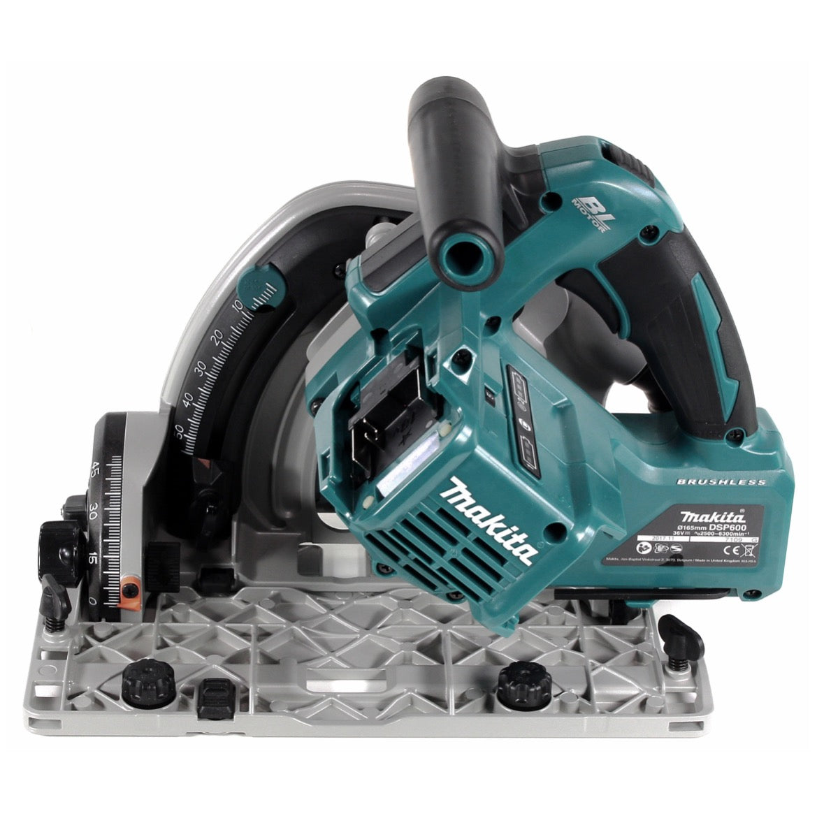 Makita DSP 600 Z Akku Tauchsäge 36V (2x18V) 165 mm Brushless - ohne Akku, ohne Ladegerät - Toolbrothers