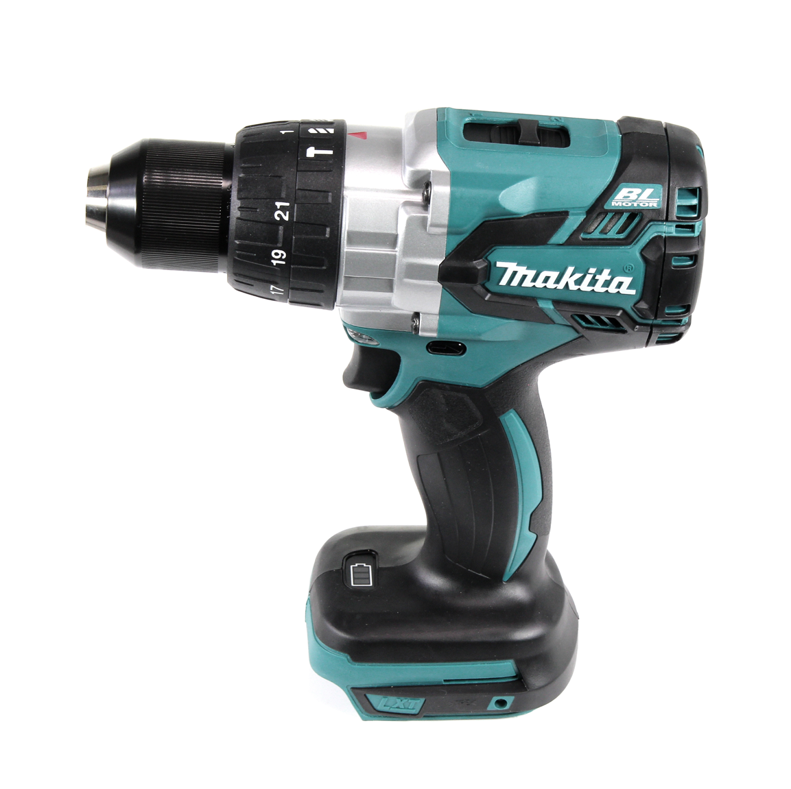 Makita DHP 481 STX Akku Schlagbohrschrauber Brushless 18 V 115 Nm + 1x Akku 5,0Ah + Ladegerät + 100tlg. Bit Bohrer Set + Makbox - Toolbrothers