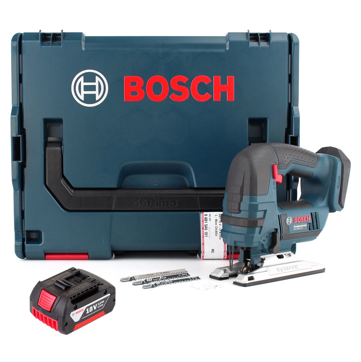 Bosch GST 18 V-LI B Akku Stichsäge 18V + 1x Akku 3,0Ah + L-Boxx - ohne Ladegerät - Toolbrothers