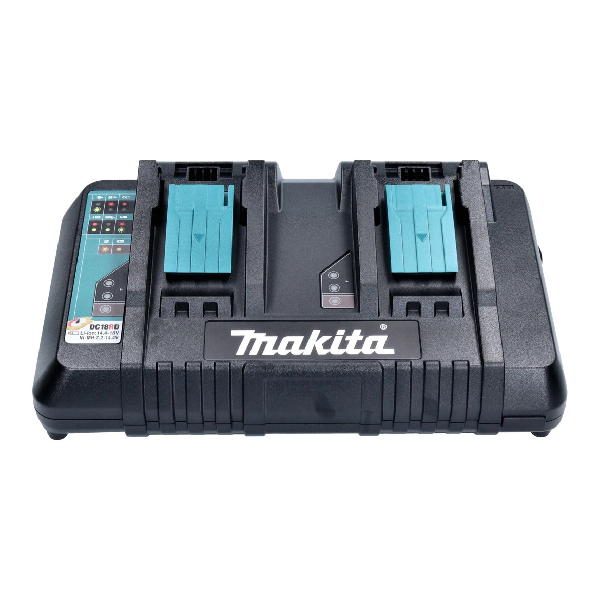 Makita Power Source Kit 18 V mit 2x BL 1860 B Akku 6,0 Ah + DC 18 RD Doppelladegerät ( 199484-8 ) - Toolbrothers