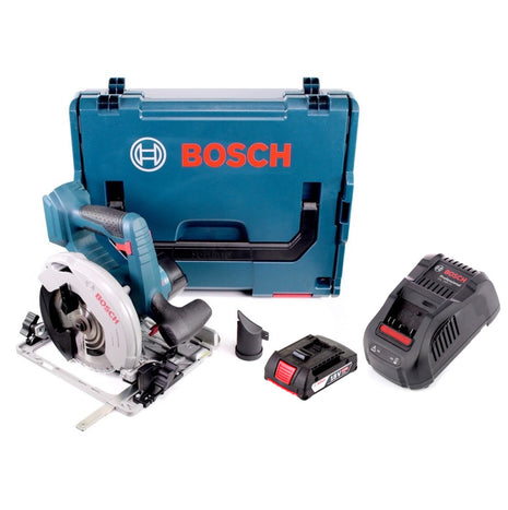 Bosch GKS 18V-57 G Akku Kreissäge 18V 165 mm + 1x Akku 2,0Ah + Ladegerät + L-Boxx - Toolbrothers