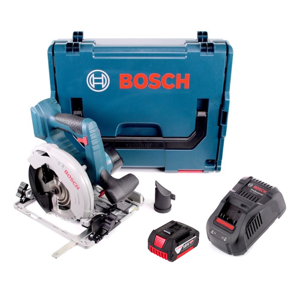 Bosch GKS 18V-57 G Akku Kreissäge 18V 165 mm + 1x Akku 5,0Ah + Ladegerät + L-Boxx - Toolbrothers