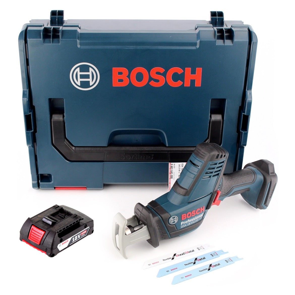 Bosch GSA 18V-LI C Akku Säbelsäge 18V + 1x Akku 2,0Ah + L-Boxx -  ohne Ladegerät - Toolbrothers