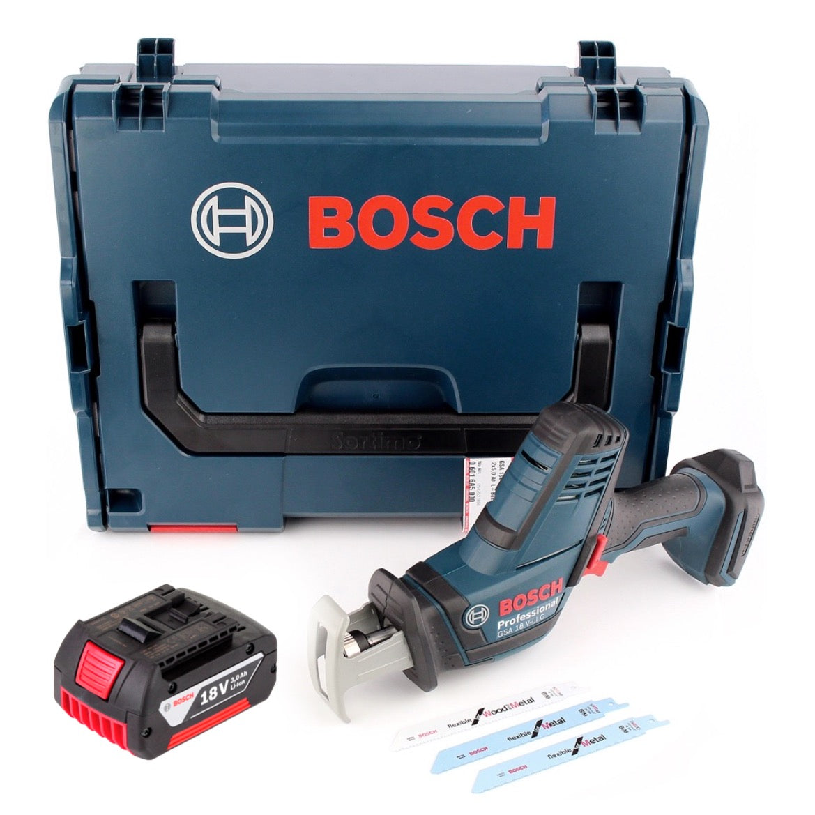 Bosch GSA 18V-LI C Akku Säbelsäge 18V + 1x Akku 3,0Ah + L-Boxx - ohne Ladegerät - Toolbrothers