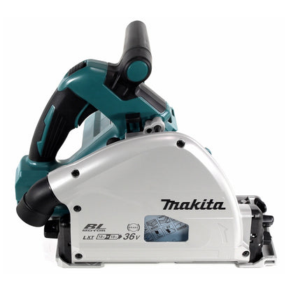 Makita DSP 600 F Akku Tauchsäge 36V (2x18V) 165 mm Brushless + 2x Akku 3,0Ah - ohne Ladegerät - Toolbrothers