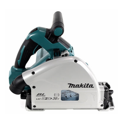 Makita DSP 600 M Akku Tauchsäge 36V (2x18V) 165 mm Brushless + 2x Akku 4,0Ah - ohne Ladegerät - Toolbrothers