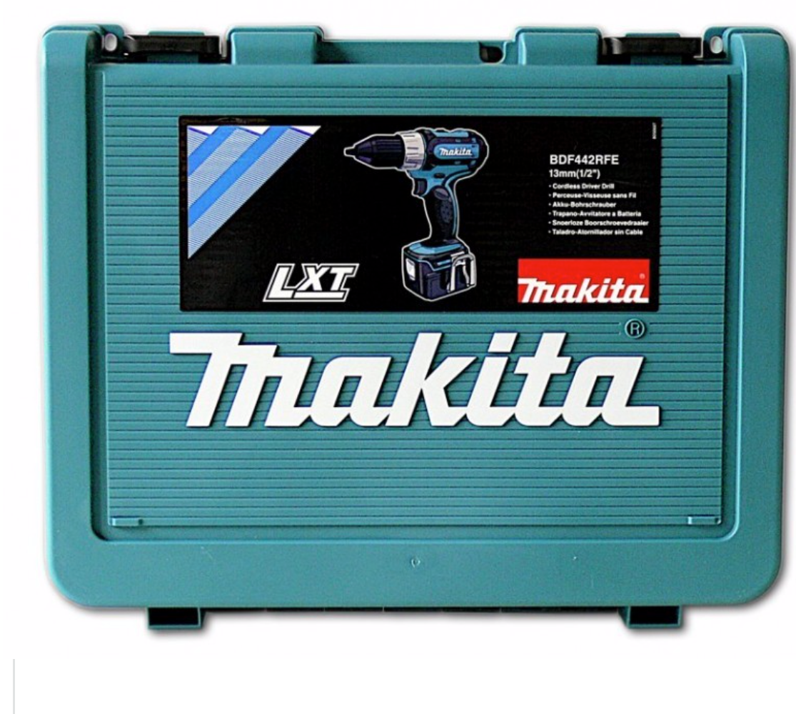 Makita BHP 452 RFE 18 V Li-ion Akku Schlagbohrschrauber + 2x Makita Akku 3,0 Ah + DC18RC +  Koffer - Toolbrothers