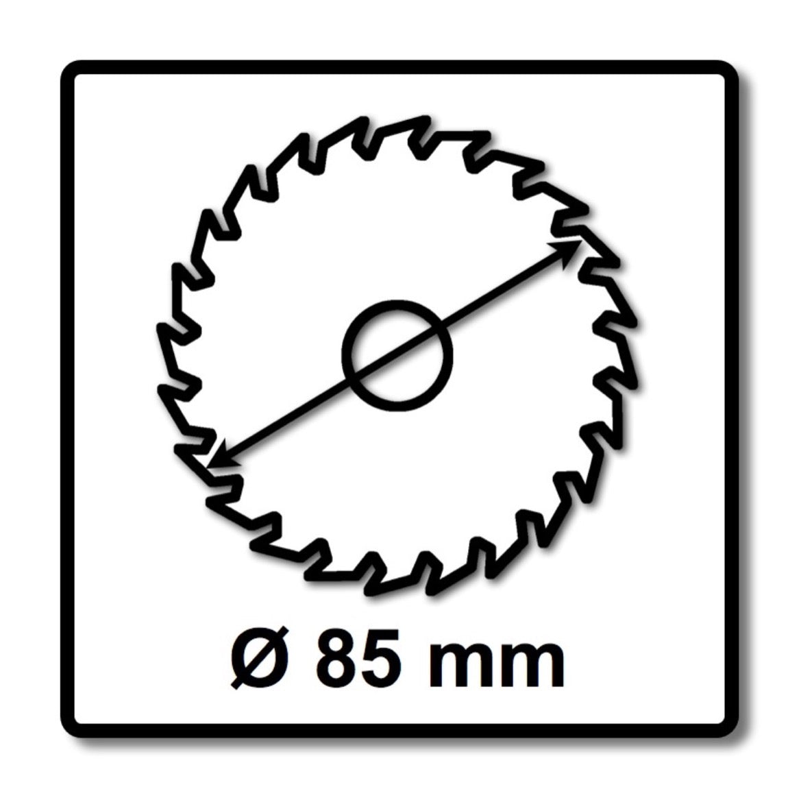 Bosch Kreissägeblatt Standard for Wood 85 x 1,1 x 15 mm 20 Zähne (2x 2608837666 ) - Toolbrothers