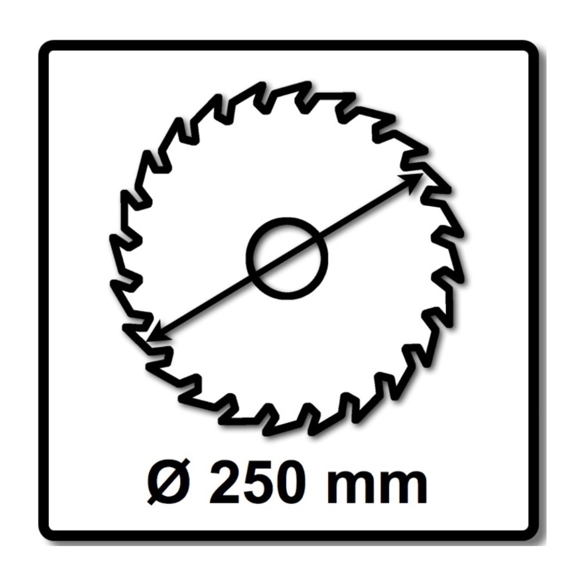 Bosch Kreissägeblatt Standard for Wood 250 x 2,2 x 30 mm 48 Zähne (2x 2608837728 ) - Toolbrothers