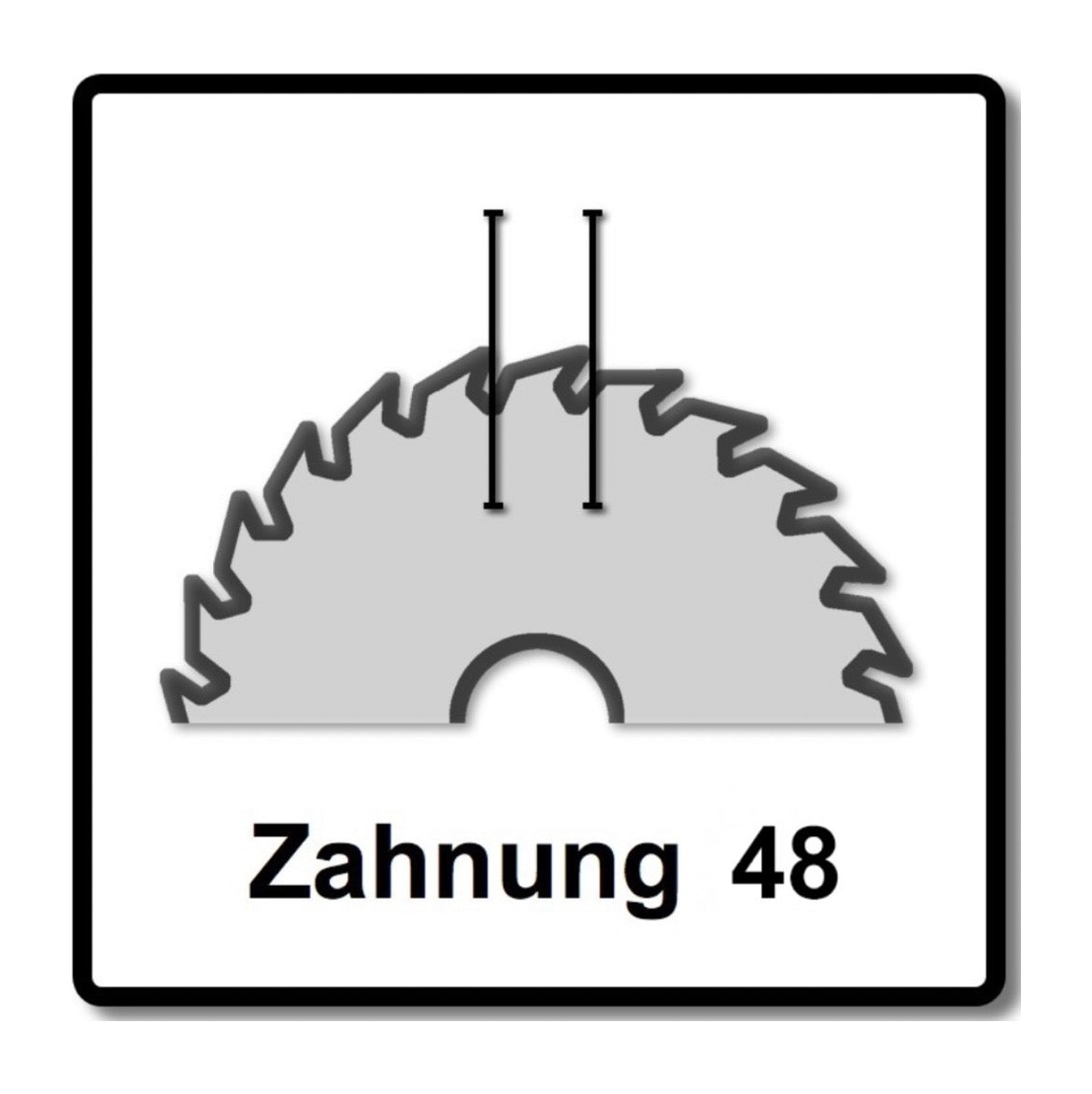 Bosch Kreissägeblatt Standard for Wood 250 x 2,2 x 30 mm 48 Zähne (2x 2608837728 ) - Toolbrothers