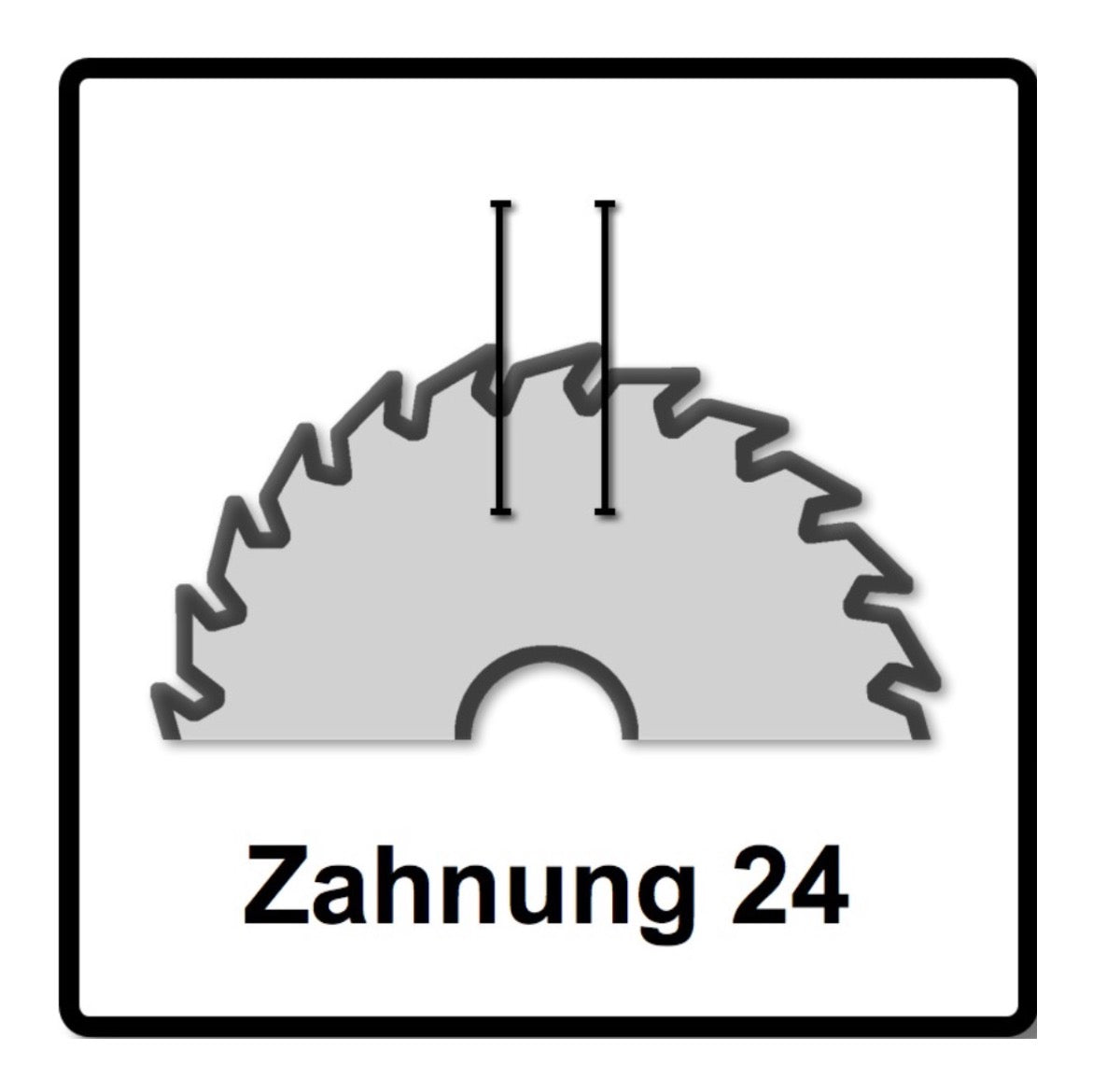 Bosch Kreissägeblatt Standard for Wood 136 x 1,5 x 20 mm 24 Zähne (2x 2608837668 ) - Toolbrothers