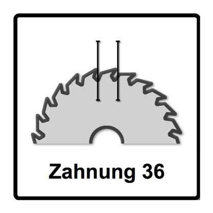 Bosch Kreissägeblatt Standard for Wood 160 x 1,5 x 20 / 15,875 mm 36 Zähne (2x 2608837677 ) - Toolbrothers