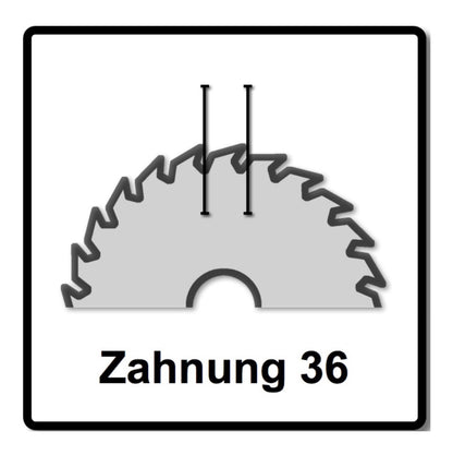 Bosch Kreissägeblatt Standard for Wood 165 x 1,5 x 20 / 16 mm 36 Zähne ( 2x 2608837686 ) - Toolbrothers