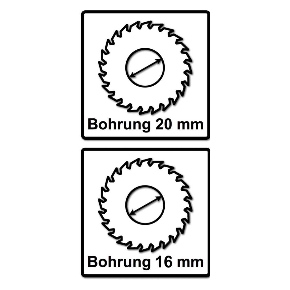 Bosch Kreissägeblatt Standard for Wood 165 x 1,5 x 20 / 16 mm 36 Zähne ( 2x 2608837686 ) - Toolbrothers