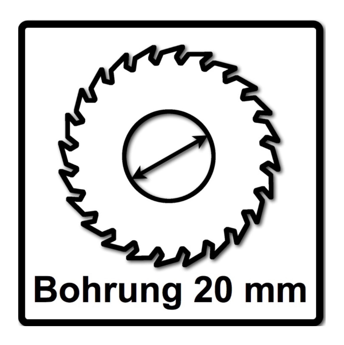 Bosch Kreissägeblatt Standard for Wood 190 x 1,6 x 20 mm 24 Zähne (2x 2608837704 ) - Toolbrothers