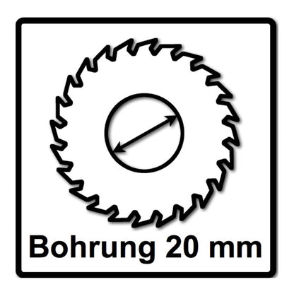 Bosch Kreissägeblatt Standard for Wood 190 x 1,6 x 20 mm 24 Zähne (2x 2608837704 ) - Toolbrothers