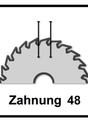 Bosch Kreissägeblatt Standard for Wood 216 x 1,7 x 30 mm 48 Zähne (2x 2608837723 ) - Toolbrothers