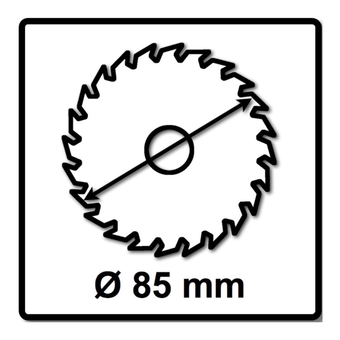 Bosch Kreissägeblatt Standard for Multimaterial 85 x 1,5 x 15 mm 30 Zähne (2x 2608837752 ) - Toolbrothers