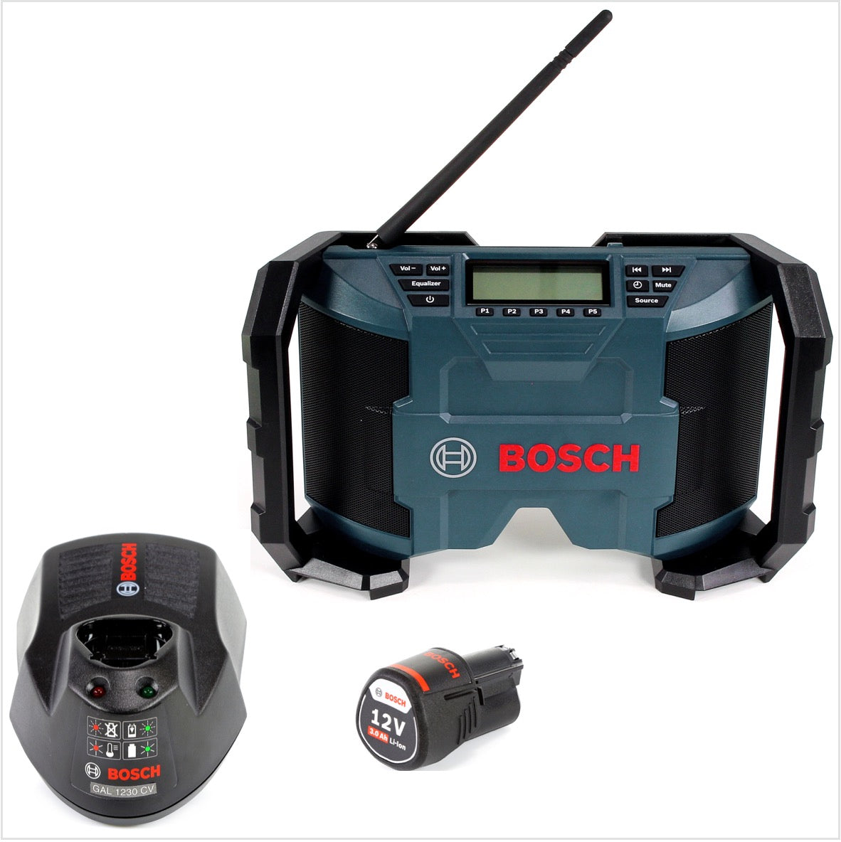 Bosch GML 10,8V Radio + 2x Akku 3,0Ah + Ladegerät - Toolbrothers