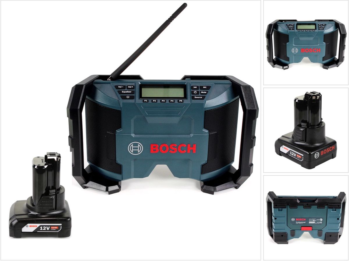 Bosch GML 10,8V Radio + 1x Akku 6,0Ah - ohne Ladegerät - Toolbrothers