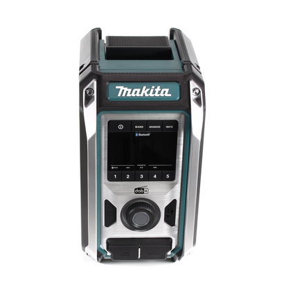 Makita DMR 115 RF Akku Baustellenradio 12V - 18V  Bluetooth DAB+ IP65 + 2x Akku 3,0 Ah + Ladegerät - Toolbrothers