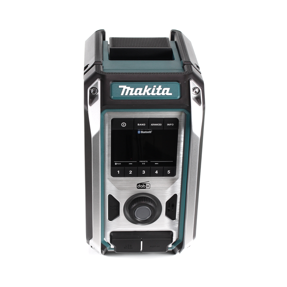 Makita DMR 115 RM1 Akku Baustellenradio 12V - 18V  Bluetooth DAB+ IP65 + 1x Akku 4,0 Ah + Ladegerät - Toolbrothers