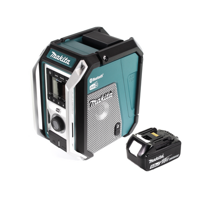 Makita DMR 115 T1 Akku Baustellenradio 12V - 18V  Bluetooth DAB+ IP65- + 1x Akku 5,0 Ah, ohne Ladegerät - Toolbrothers