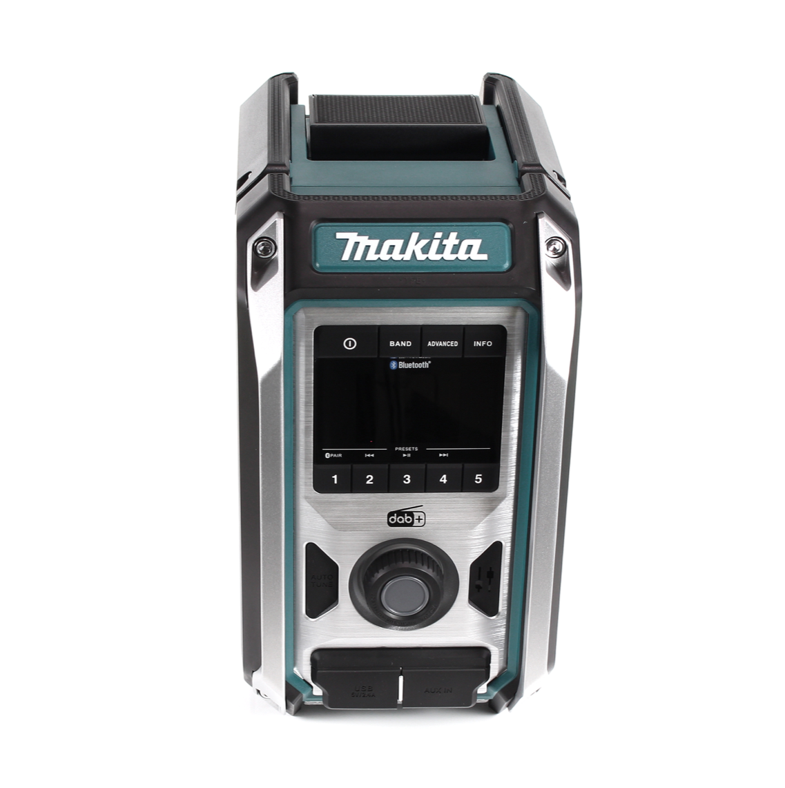 Makita DMR 115 T1 Akku Baustellenradio 12V - 18V  Bluetooth DAB+ IP65- + 1x Akku 5,0 Ah, ohne Ladegerät - Toolbrothers