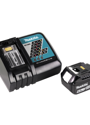 Makita DMR 115 RG1 Akku Baustellenradio 12V - 18V  Bluetooth DAB+ IP65- + 1x Akku 6,0 Ah + Ladegerät - Toolbrothers