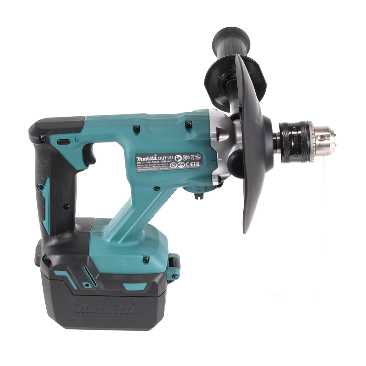 Makita DUT 131 RT Akku Rührgerät 18 V Brushless + 2x Akku 5,0 Ah + Ladegerät + Tasche - Toolbrothers