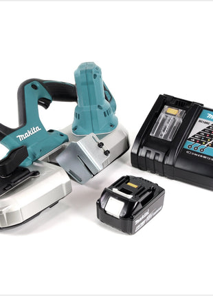 Makita DPB 182 RG1 Akku-Bandsäge 18V LXT + 1x Akku 6,0Ah Li-Ion + Akku Ladegerät - Toolbrothers