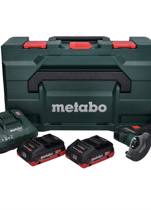 Metabo CC 18 LTX Akku Winkelschleifer 18 V 76 mm Brushless + 2x Akku 4,0Ah + Ladegerät + metaBOX - Toolbrothers