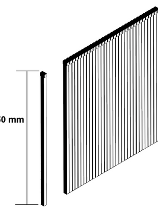 Makita AF 506 Druckluft Stauchkopfnagler 15-50mm 4,3-8,3bar + 5000x Stauchkopfnagel 50mm galvanisiert + Koffer - Toolbrothers