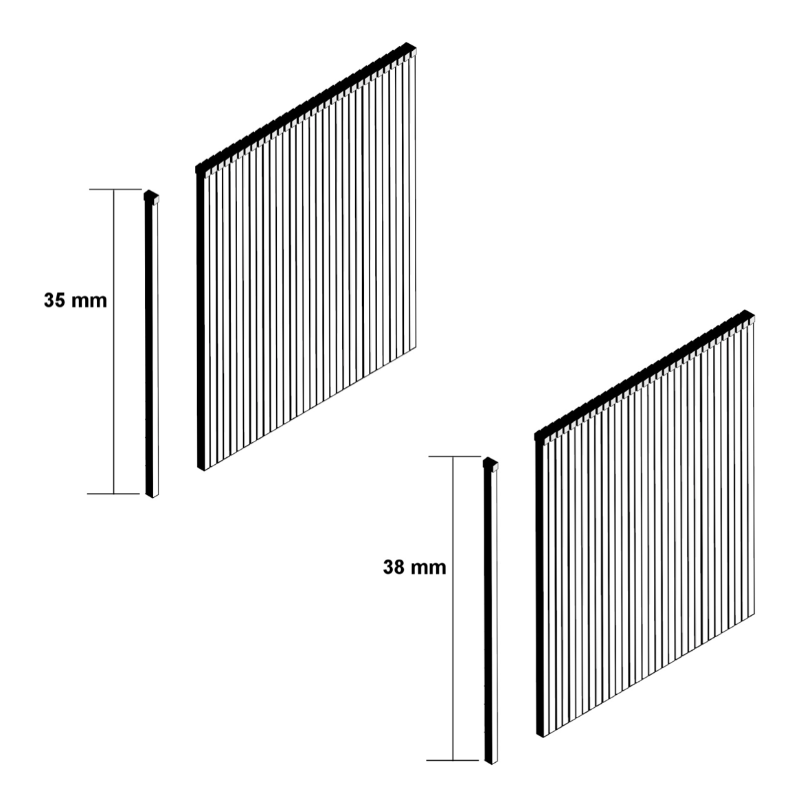 Makita AF 506 Druckluft Stauchkopfnagler 15-50mm 4,3-8,3bar + 10000x Stauchkopfnagel 35/38mm galvanisiert + Koffer - Toolbrothers